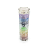 Aquarius Zodiac Candle - Hand-Selected Gemstone Piece for Crystal Display, Spiritual Home Decor and Memorable Gifting