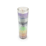 Aries Zodiac Candle - Hand-Selected Gemstone Piece for Crystal Display, Spiritual Home Decor and Memorable Gifting