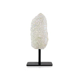 Aura Angel on Stand - Statement Gemstone Display on Stand for Collector Decor, Meditation Spaces and High-Impact Gifting