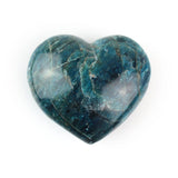 Blue Apatite Heart - Polished Gemstone Heart for Love-Inspired Decor, Crystal Display and Meaningful Gifting