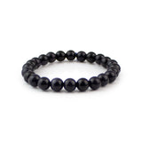 Blue Goldstone Beaded Bracelet - Hand-Selected Gemstone Bracelet for Everyday Wear, Crystal Energy Jewelry and Meaningful Gifting