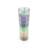 Cancer Zodiac Candle - Hand-Selected Gemstone Piece for Crystal Display, Spiritual Home Decor and Memorable Gifting