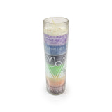 Capricorn Zodiac Candle - Hand-Selected Gemstone Piece for Crystal Display, Spiritual Home Decor and Memorable Gifting