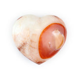 Warm Carnelian Heart - Polished Gemstone Heart for Love-Inspired Decor, Crystal Display and Meaningful Gifting