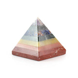 Chakra Pyramid - Polished Crystal Pyramid for Energy Decor, Meditation Display and Collector-Worthy Gifting