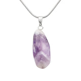Purple Chevron Amethyst Pendant - Hand-Selected Gemstone Jewelry for Everyday Energy, Layered Styling and Meaningful Gifting