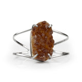 Golden Citrine Cuff Bracelet - Hand-Selected Gemstone Bracelet for Everyday Wear, Crystal Energy Jewelry and Meaningful Gifting