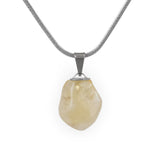 Golden Citrine Stone Pendant - Hand-Selected Gemstone Jewelry for Everyday Energy, Layered Styling and Meaningful Gifting