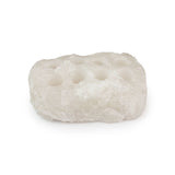 Crystal quartz essential oil holder with 8 slots for travel-size bottles.