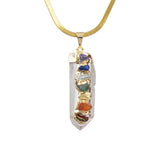 Crystal Quartz Chakra Stone Pendant - Hand-Selected Gemstone Jewelry for Everyday Energy, Layered Styling and Meaningful Gifting