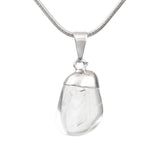 Crystal Quartz Stone Pendant - Hand-Selected Gemstone Jewelry for Everyday Energy, Layered Styling and Meaningful Gifting