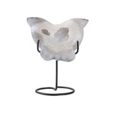 Banded Druzy Agate Butterfly - Hand-Selected Gemstone Piece for Crystal Display, Spiritual Home Decor and Memorable Gifting