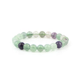 Colorful Fluorite Beaded Bracelet - Hand-Selected Gemstone Bracelet for Everyday Wear, Crystal Energy Jewelry and Meaningful Gifting