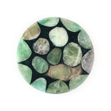 Colorful Fluorite Coaster - Hand-Selected Gemstone Piece for Crystal Display, Spiritual Home Decor and Memorable Gifting