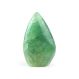 Colorful Fluorite Cut Base - Statement Gemstone Display on Stand for Collector Decor, Meditation Spaces and High-Impact Gifting