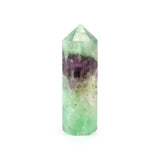 Colorful Fluorite Point - Polished Gemstone Tower for Crystal Energy Decor, Meditation Spaces and Statement Display