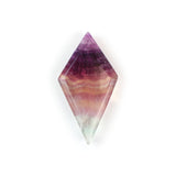 Colorful Fluorite Rhombus - Hand-Selected Gemstone Piece for Crystal Display, Spiritual Home Decor and Memorable Gifting