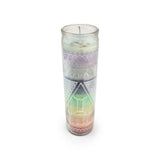 Gemini Zodiac Candle - Hand-Selected Gemstone Piece for Crystal Display, Spiritual Home Decor and Memorable Gifting