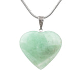 Clear Crystal Green Quartz Heart Pendant - Hand-Selected Gemstone Jewelry for Everyday Energy, Layered Styling and Meaningful Gifting
