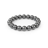 Mirror-Polished Hematite Beaded Bracelet - Hand-Selected Gemstone Bracelet for Everyday Wear, Crystal Energy Jewelry and Meaningful Gifting