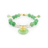 Polished Green Jade Good Fortune Bracelet - Hand-Selected Gemstone Bracelet for Everyday Wear, Crystal Energy Jewelry and Meaningful Gifting