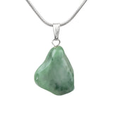 Polished Green Jade Stone Pendant - Hand-Selected Gemstone Jewelry for Everyday Energy, Layered Styling and Meaningful Gifting