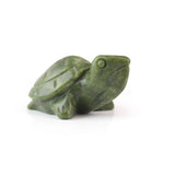 Polished Green Jade Turtle - Polished Gemstone Heart for Love-Inspired Decor, Crystal Display and Meaningful Gifting