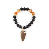 Earth-Toned Jasper Arrowhead Bracelet - Hand-Selected Gemstone Bracelet for Everyday Wear, Crystal Energy Jewelry and Meaningful Gifting