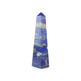 Deep Blue Lapis Lazuli Obelisk - Statement Gemstone Display on Stand for Collector Decor, Meditation Spaces and High-Impact Gifting