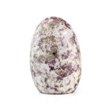 Lepidolite Cut Base - Polished Gemstone Heart for Love-Inspired Decor, Crystal Display and Meaningful Gifting