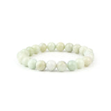 Polished Green Light Jade Beaded Bracelet - Hand-Selected Gemstone Bracelet for Everyday Wear, Crystal Energy Jewelry and Meaningful Gifting