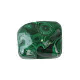 Deep Green Banded Malachite Polished Stone - Polished Gemstone Heart for Love-Inspired Decor, Crystal Display and Meaningful Gifting