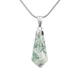 Banded Moss Agate Pendant - Hand-Selected Gemstone Jewelry for Everyday Energy, Layered Styling and Meaningful Gifting