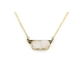 Aura Druzy Necklace - Hand-Selected Gemstone Jewelry for Everyday Energy, Layered Styling and Meaningful Gifting