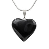 Glossy Black Obsidian Heart Pendant - Hand-Selected Gemstone Jewelry for Everyday Energy, Layered Styling and Meaningful Gifting