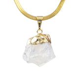 Glowing Raw Moonstone Pendant - Hand-Selected Gemstone Jewelry for Everyday Energy, Layered Styling and Meaningful Gifting