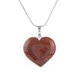 Earth-Toned Red Jasper Heart Pendant - Hand-Selected Gemstone Jewelry for Everyday Energy, Layered Styling and Meaningful Gifting