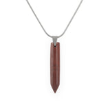 Earth-Toned Red Jasper Point Pendant - Hand-Selected Gemstone Jewelry for Everyday Energy, Layered Styling and Meaningful Gifting