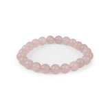 Soft Pink Rose Quartz Beaded Bracelet - Hand-Selected Gemstone Bracelet for Everyday Wear, Crystal Energy Jewelry and Meaningful Gifting