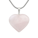 Soft Pink Rose Quartz Heart Pendant - Hand-Selected Gemstone Jewelry for Everyday Energy, Layered Styling and Meaningful Gifting