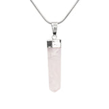 Soft Pink Rose Quartz Point Pendant - Hand-Selected Gemstone Jewelry for Everyday Energy, Layered Styling and Meaningful Gifting