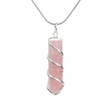 Soft Pink Rose Quartz Spiral Point Pendant - Hand-Selected Gemstone Jewelry for Everyday Energy, Layered Styling and Meaningful Gifting