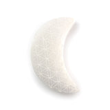 Luminous Selenite Moon Flower - Hand-Selected Gemstone Piece for Crystal Display, Spiritual Home Decor and Memorable Gifting