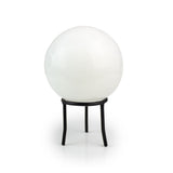 Luminous Selenite Sphere - Statement Gemstone Display on Stand for Collector Decor, Meditation Spaces and High-Impact Gifting