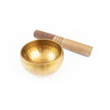 Singing Bowl Healing Sound- Metal - Polished Crystal Charging Bowl for Cleansing Rituals, Jewelry Display and Spiritual Home Decor
