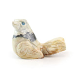 Soapstone Bird - Polished Gemstone Heart for Love-Inspired Decor, Crystal Display and Meaningful Gifting