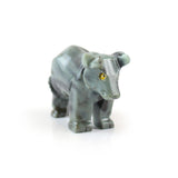 Soapstone Bull - Polished Gemstone Heart for Love-Inspired Decor, Crystal Display and Meaningful Gifting