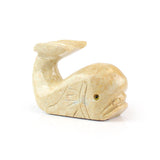 Soapstone Whale - Polished Gemstone Heart for Love-Inspired Decor, Crystal Display and Meaningful Gifting