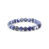Sodalite Beaded Bracelet - Hand-Selected Gemstone Bracelet for Everyday Wear, Crystal Energy Jewelry and Meaningful Gifting