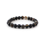 Clear Crystal Tourmalinated Quartz Beaded Bracelet - Hand-Selected Gemstone Bracelet for Everyday Wear, Crystal Energy Jewelry and Meaningful Gifting